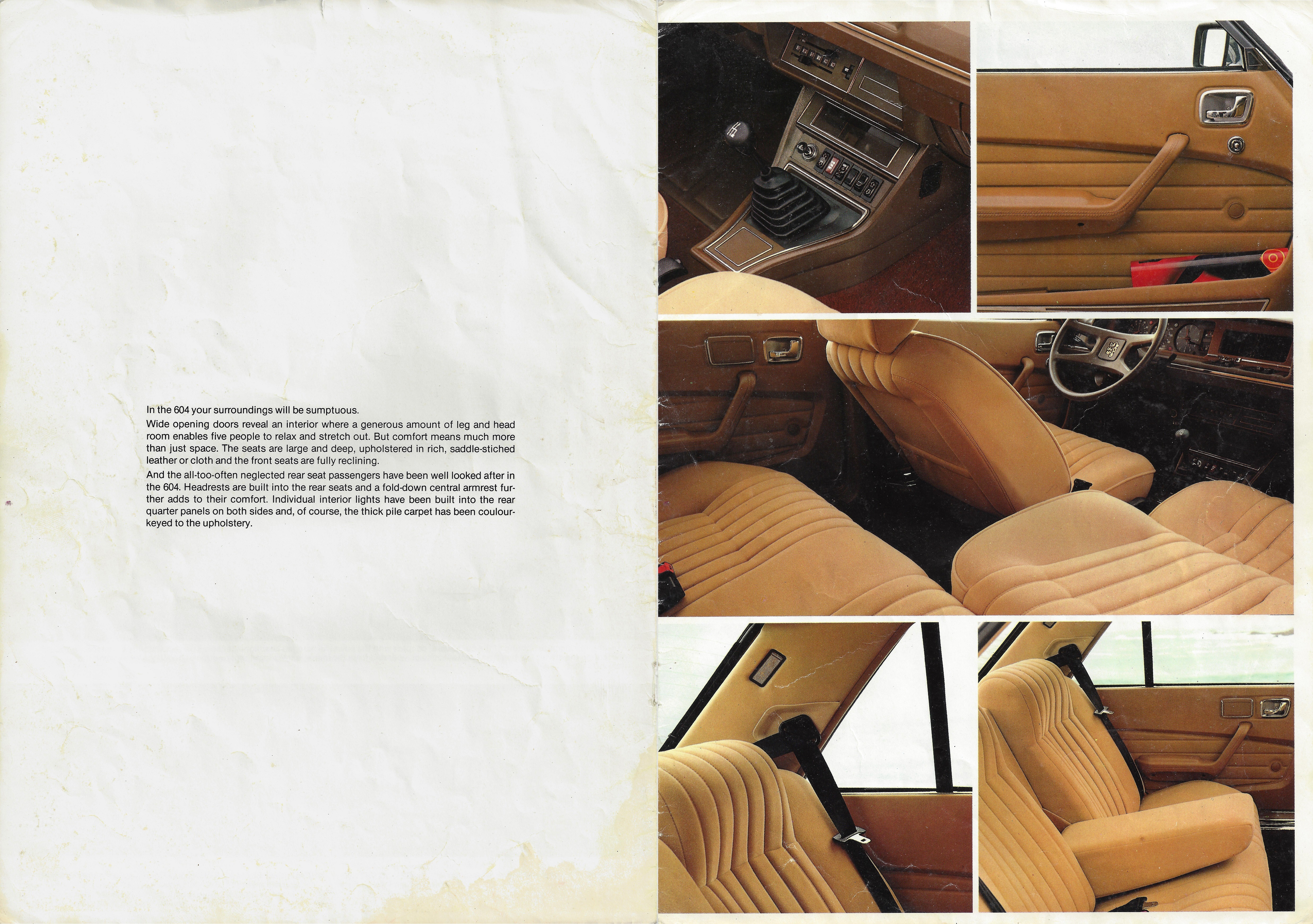 1979 Peugeot 604 Brochure Page 1
